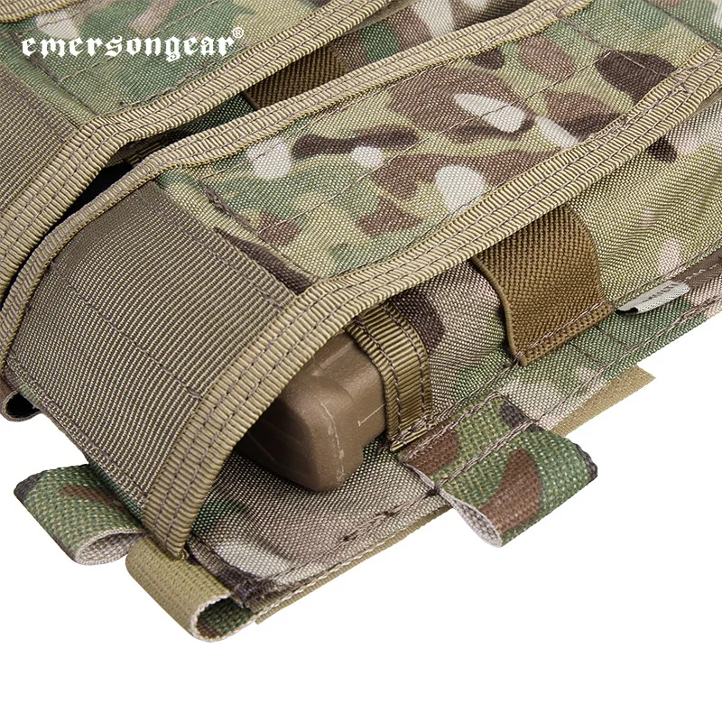  Emersongear Cordura 500D нейлоновый тройной мешочек Magzine Военная Тактическая Экипировка 5 56 чехол для журнала Molle AVS