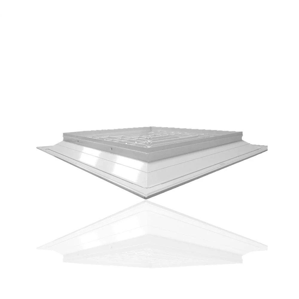 Air diffuser clip hvac aluminum 4 way square ceiling diffuser for customized size