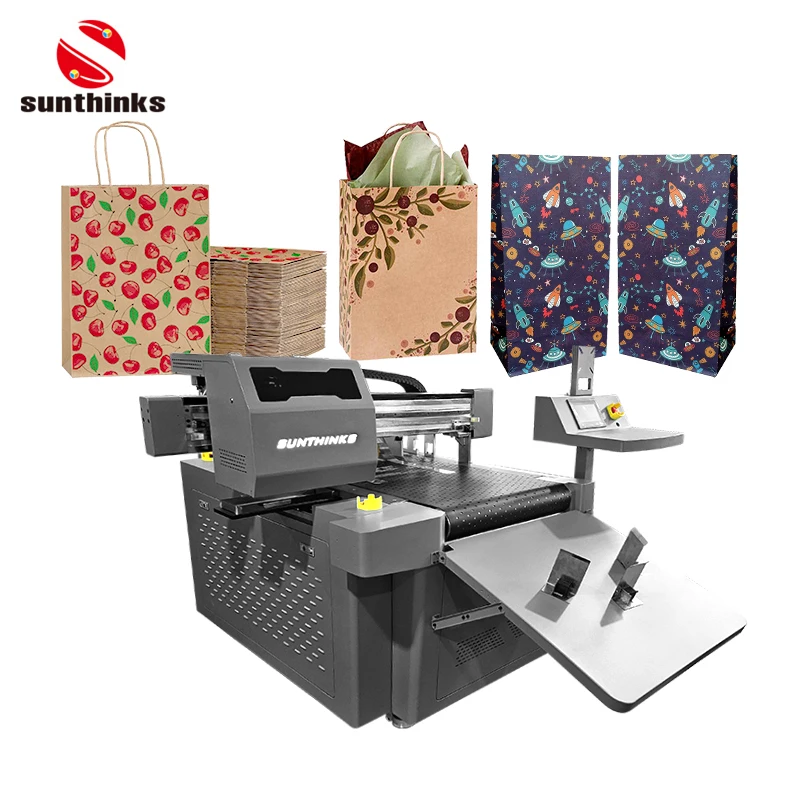 China Most Cost-Effective Single Pass Printer Large Size Multifunctional Digital Flatbed Printer Inkjet Single Pass Box Printer
