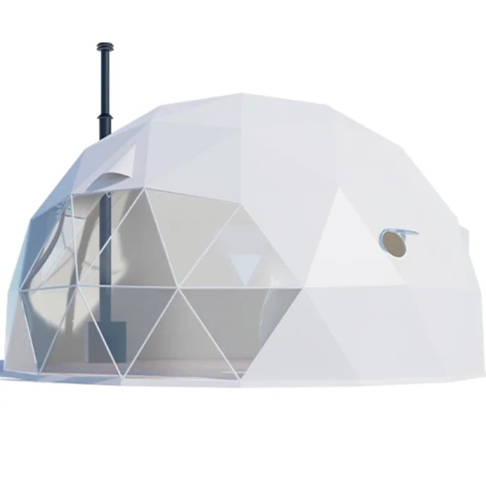 5m/6m/7m/8m Igloo Glamping Luxury Outdoor PVC Dome Hotel House Geodesic Domes Tent for Sale