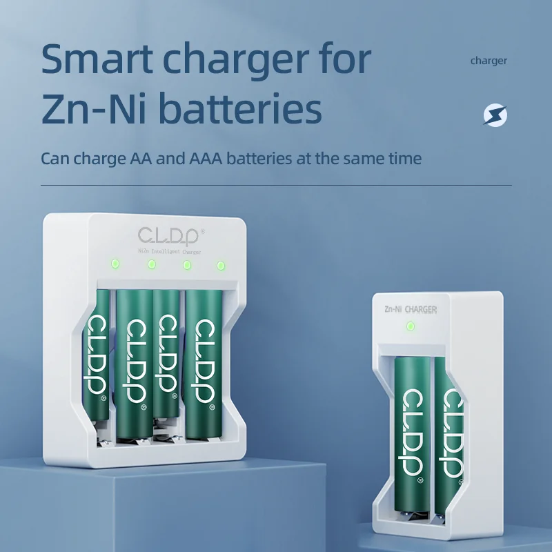 Cheap price CLDP 1.6v 500mWh Zinc-Nickel aaa rechargeable batteries with brand with card packing