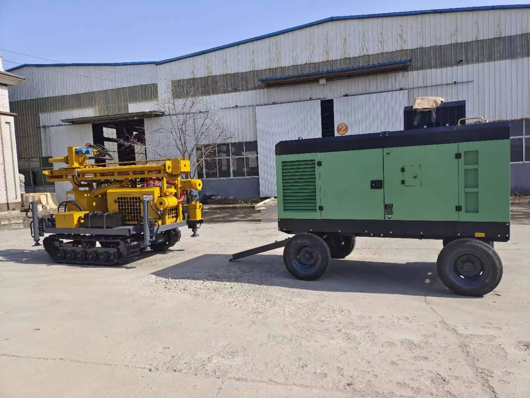 Factory wholesale well drilling rig machine for water wells mine drilling rig price