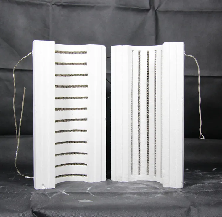  1260C 1400C 1500C алюминиевый цилиндр керамическое волокно нагревательный модуль нагреватель для CVD трубчатой печи