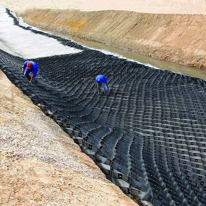 HDPE Plastic Geocell Core Gravel Stabilization Grid HDPE Road Geocell Grid Paver With Cheap Price