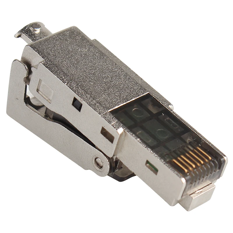 Seto super class 6 pressure free rj45 connector tool free 7CAT6A Network cable connector shielded no quick connection