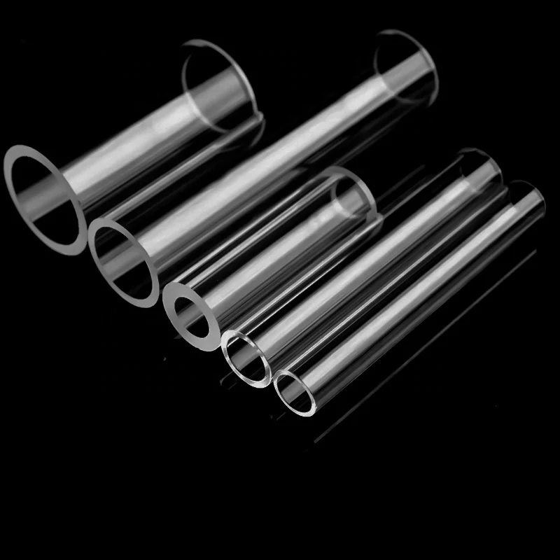 Heat Resistant Glass Tube High Temperature Clear Quartz Tube  High Purity Quartz Tube