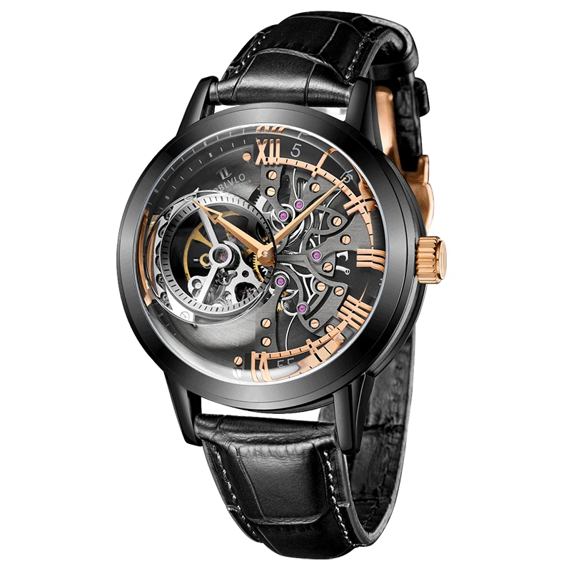 High End New Stainless Steel Watch Tourbillon Automatic Movement Mechanical Watches For Men