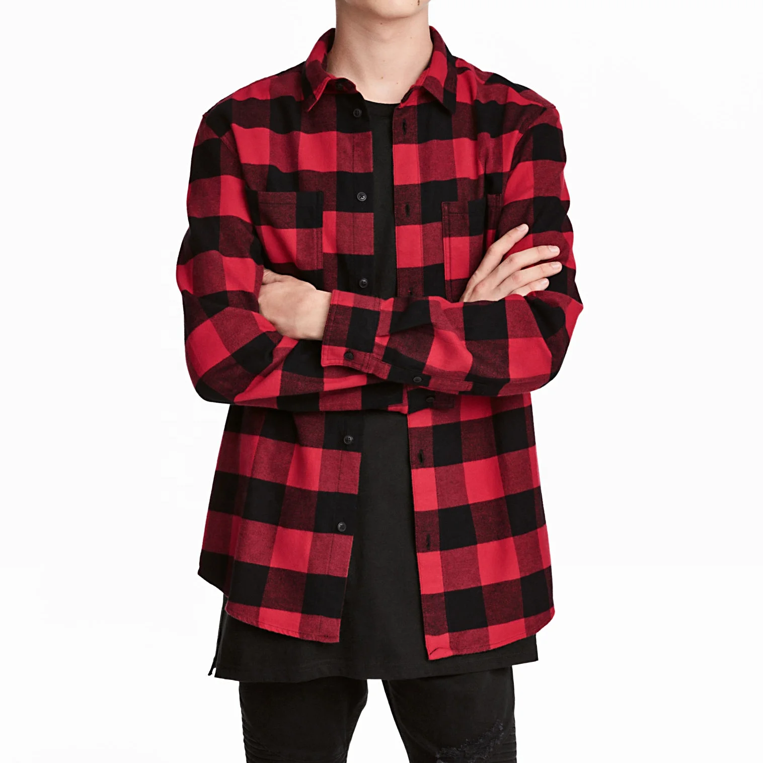
Casual Flannel Plaid Long Sleeve Shirts for Men 
