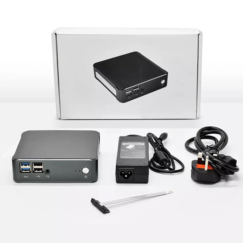 WLANiPC 8th Mini PC i7 16GB RAM DDR4 M.2 SSD 128GB Win 10 installed 8565U Integrated Micro CPU