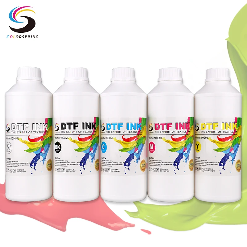 Dtf ink 2023 1000ml gildan tshirts a4 dtf l805 ink crossway dtf ink