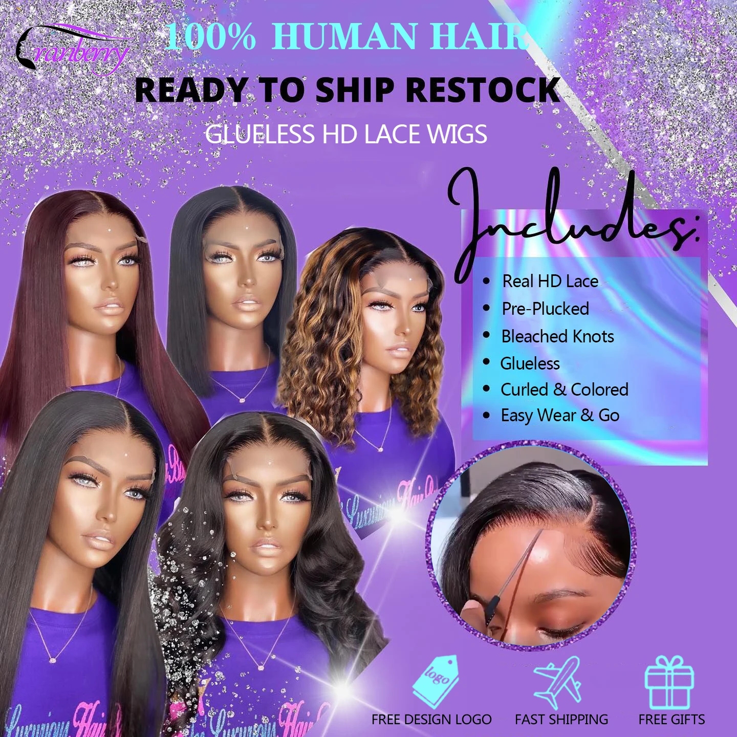 Transparent Pre Plucked Hd Lace Front Wigs ,glueless full hd lace wigs,Curly Brazilian Virgin Human Hair Hd Lace frontal  Wigs