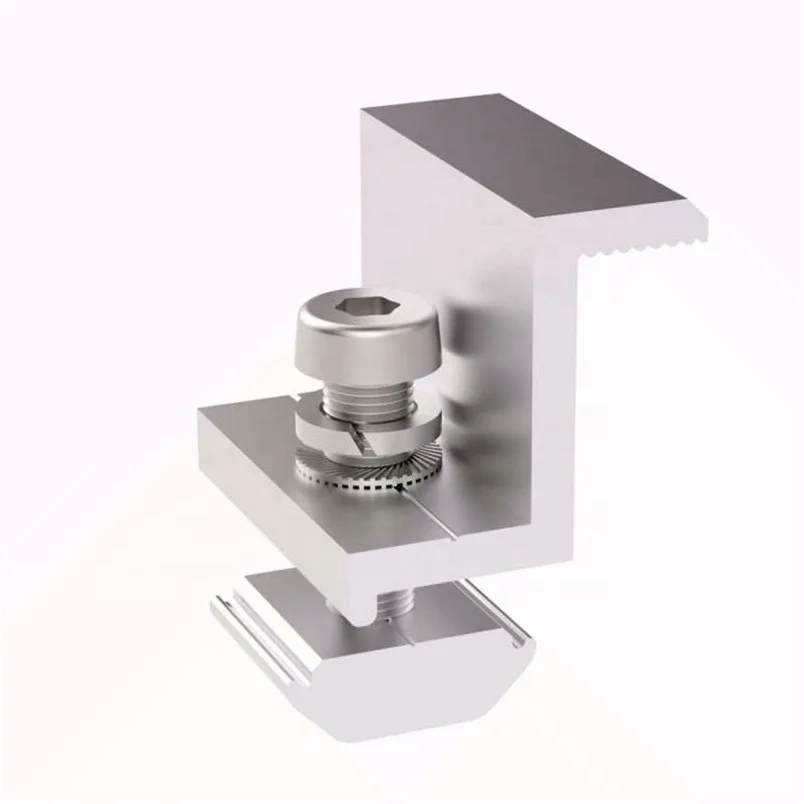 JCHX panel end clamps 25mm fractile clamp roof rack for toyota land cruiser lc79 solar