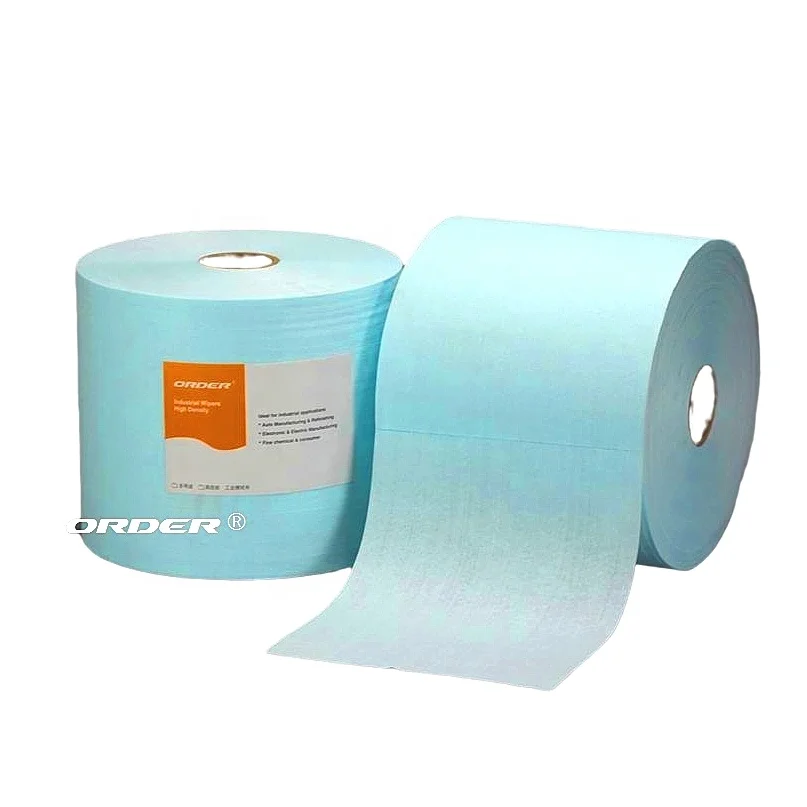 Analytical instruments Large jumbo roll High Friction cellulose polyester solvents wiping multi-purpose wipers