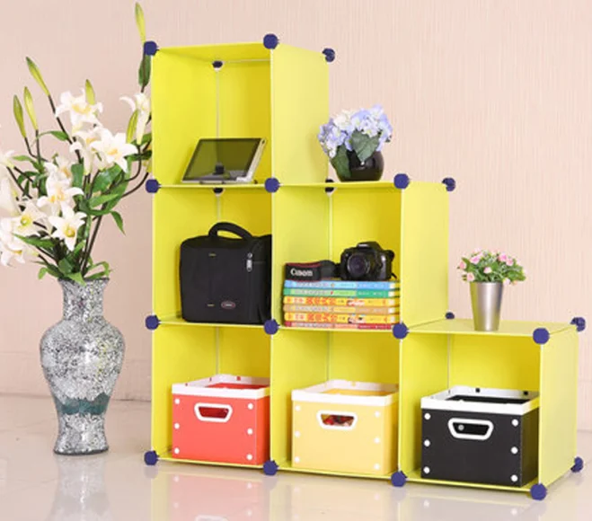 Diy Folding Cupboard Easy Clean Assemble Small Girl Baby Cabinet Clothing Wardrobe