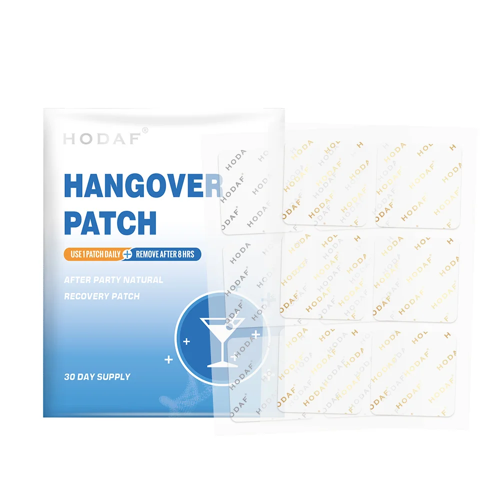 Private Label Vitamin Hangover Patch Clear Hangover Relief Patch Skin Transdermal Hangover Patch