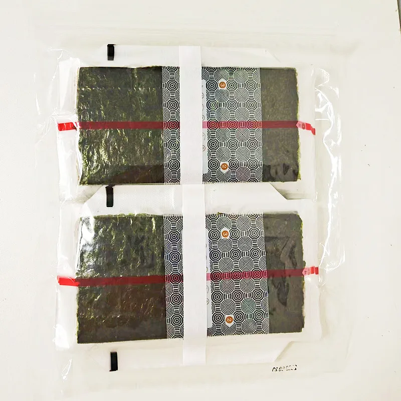 good quality Halal haccp certified roasted onigiri nori seaweed plastic film bag packaging wrapper