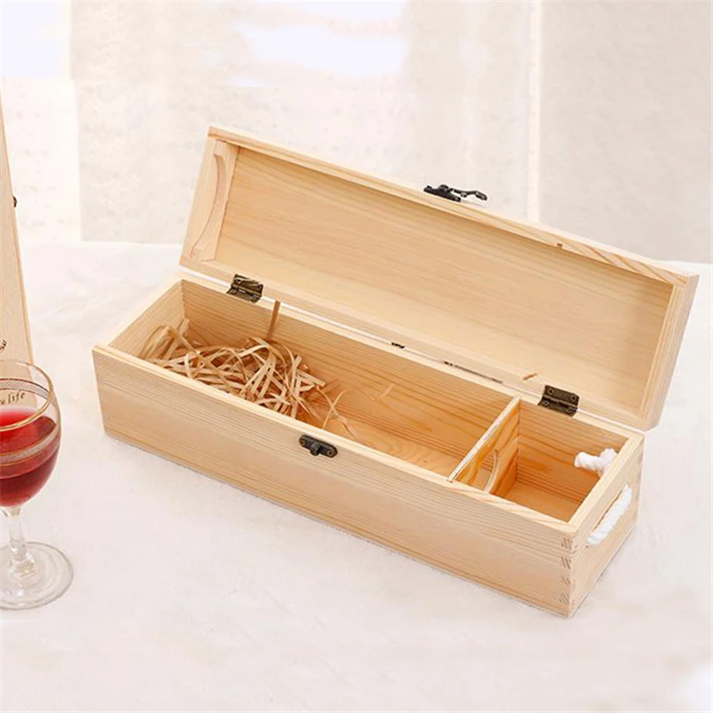 WanuoCraft, лидер продаж, роскошная деревянная коробка для вина, для упаковки