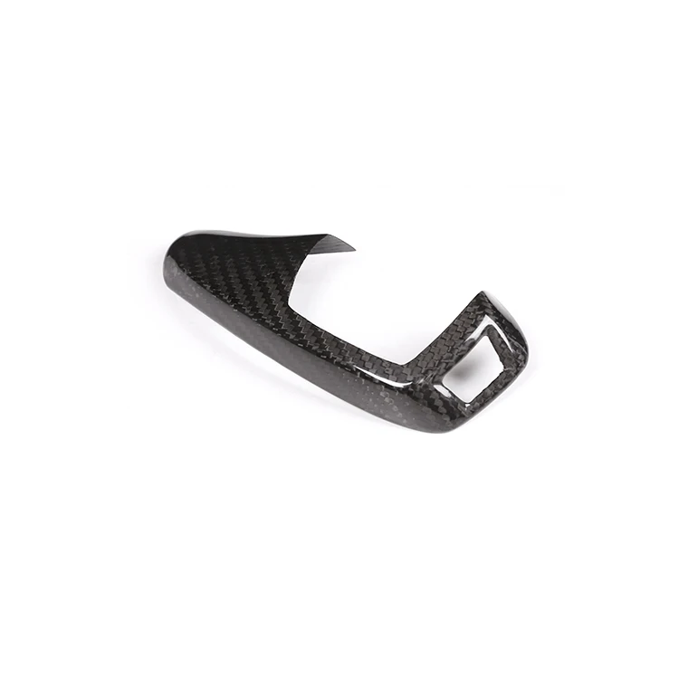 Fit for BMW F20 F22 F30 F31 F34 F35 F10 F03 F07 F15 F16 Real Carbon Fiber Interior Accessories Gear Shift Knob Head Trim Cover
