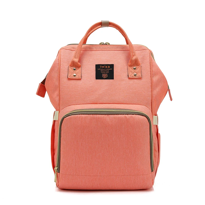 
OMASKA fashion 2021 style diaper bags high capacity bag baby carrier bag custom travel backpack mom and baby backpack 