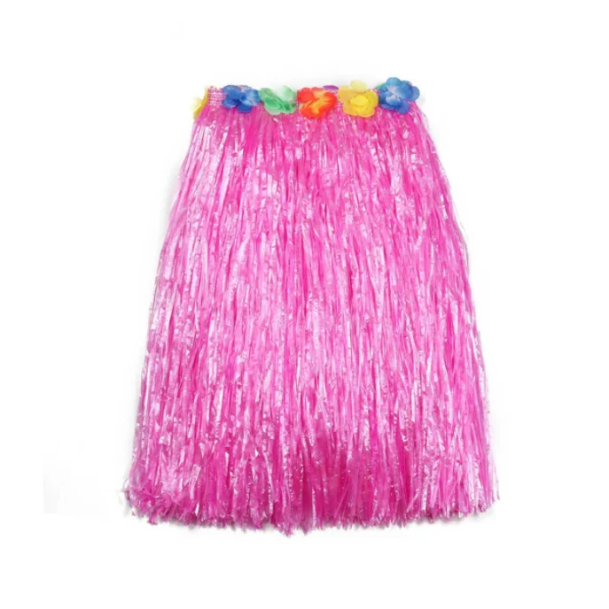 Wholesale 40cm 60cm 80cm single double layers  hawaiian  dance  grass hula skirt