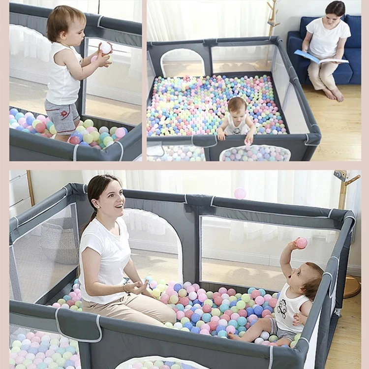 Baby Playpen Extra Large Infant Playard Portable Babys Fence Indoor Outdoor Toddler Play Pen Activity Center