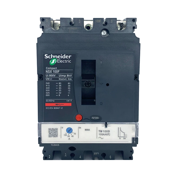 Circuit Breaker Merlin Gerin LV430630 NSX100F 63A 80A 100A 3P MCCB Breaker