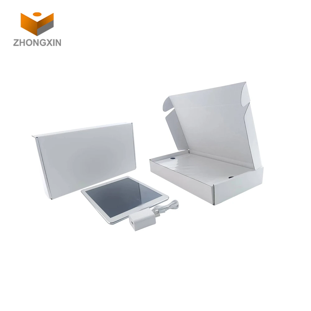 Eco Friendly Wholesale White Cardboard Empty Universal Packaging Box For Ipad 7.9/8.3/9.7/10.5/11 Refurbished