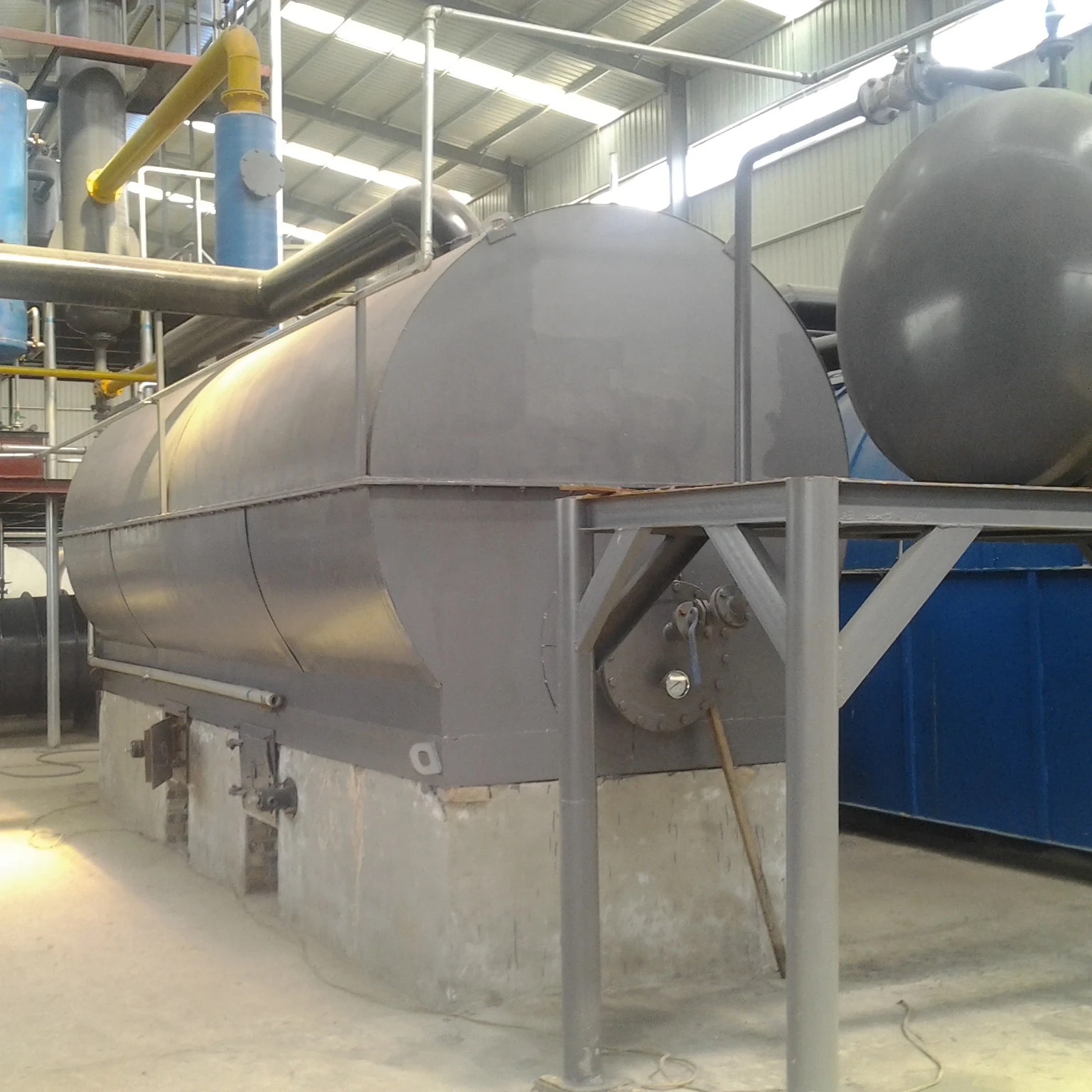 Efficient oil mini refinery distillation unit waste oil to diesel recycling machine