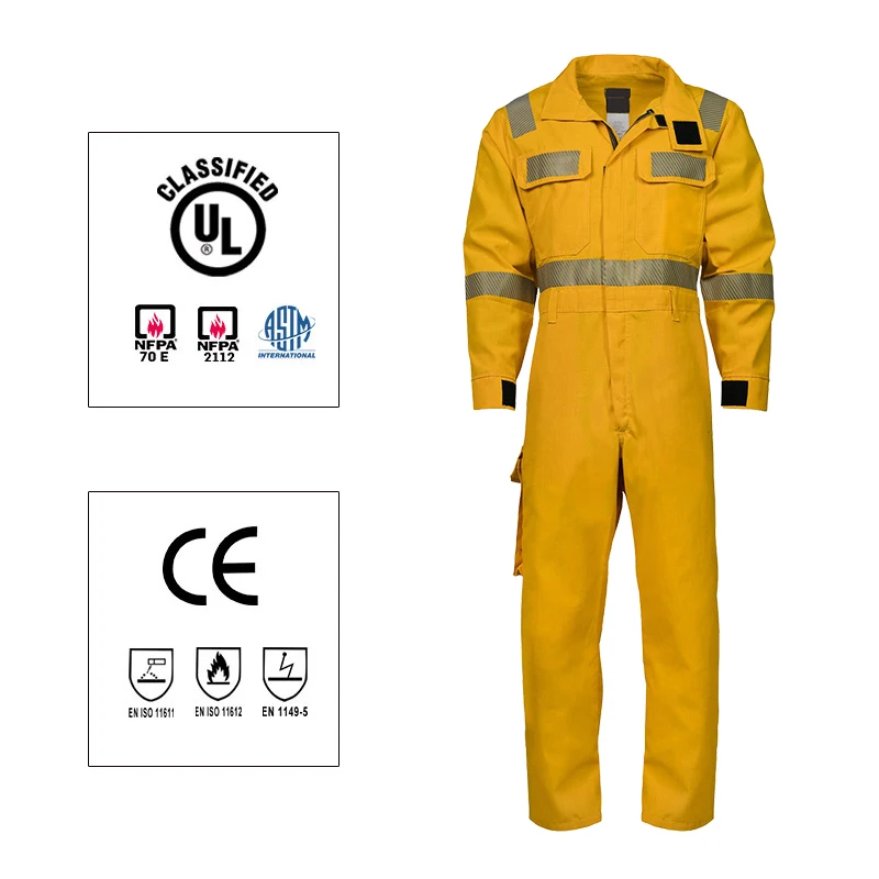 Wholesales Supplier Nomex Fire Fighter  Aramid Fireman Clothing Fire The forest Rescue Uniform Heat Resistance Safety   MLAZ-968