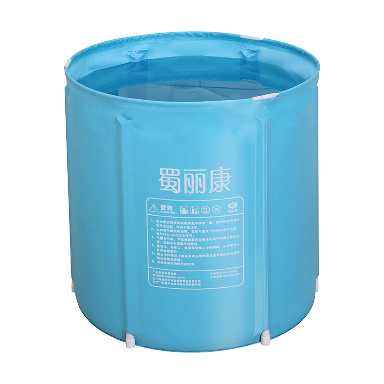 Eco-friendly PVC Deep Soaking Folding Portable Ice Bath Tub