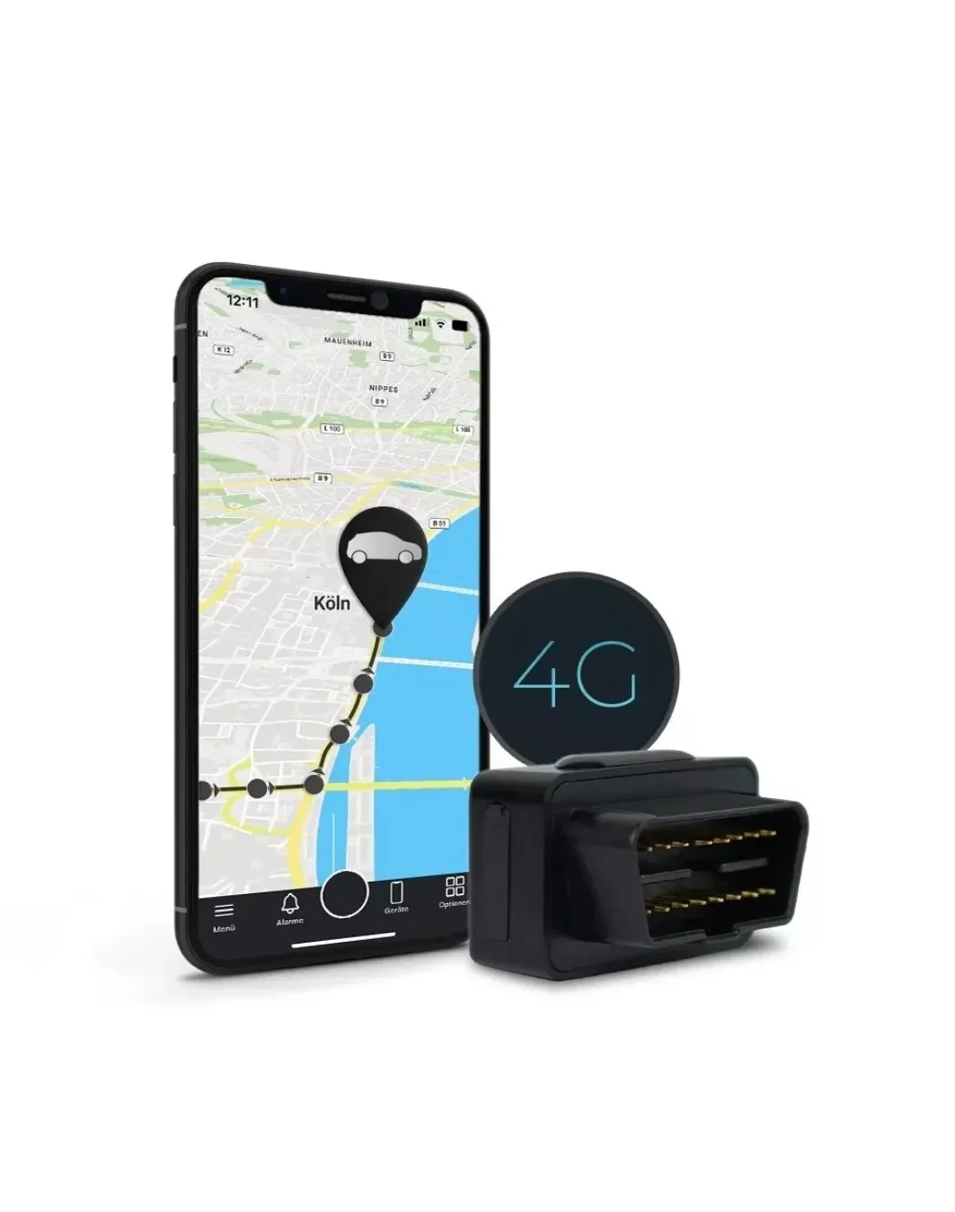 Черная пластиковая заглушка OBD используемая для тестирования автомобильных двигателей