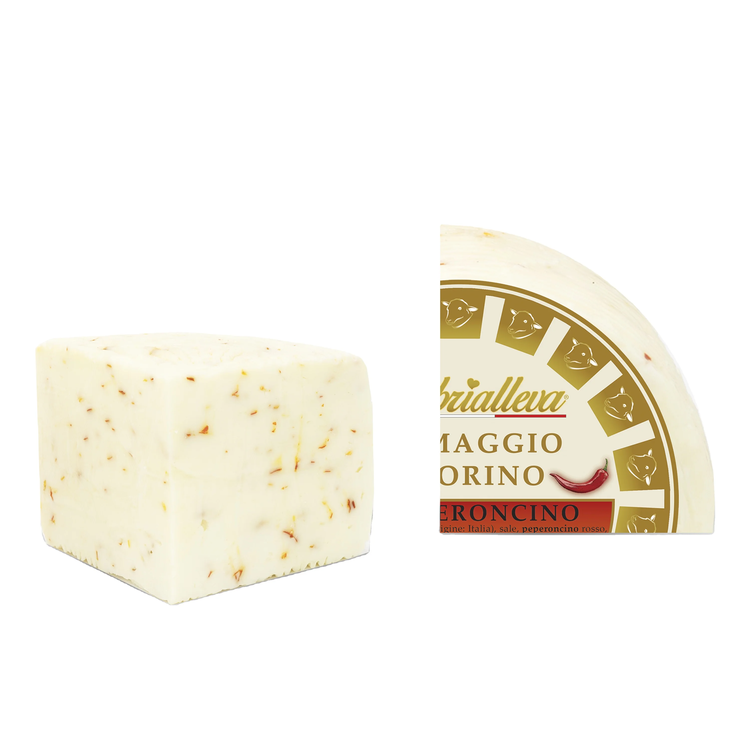 Italian cheese Spicy cheese pecorino cheese made in Italy 0,500 Kg
