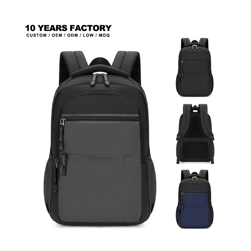 Фабричный Многофункциональный стильный водонепроницаемый рюкзак для ноутбука деловых поездок Оксфорд USB-зарядка школьный дорожный мужчин