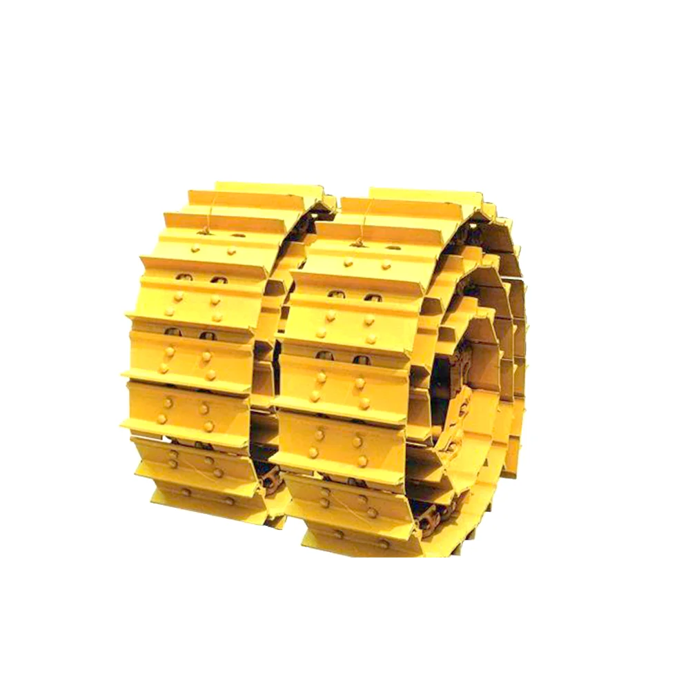 Mini Excavator Bulldozer Track Pad Roller Shoe Swamp Steel Material Track Link Pitch Group
