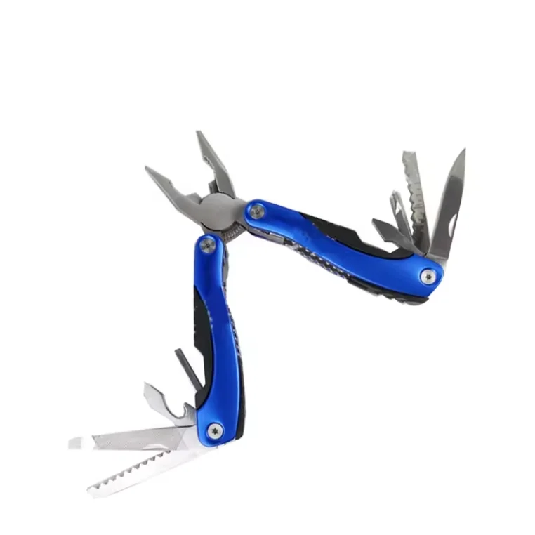 Medium size folding outdoor plier knife function multi tool