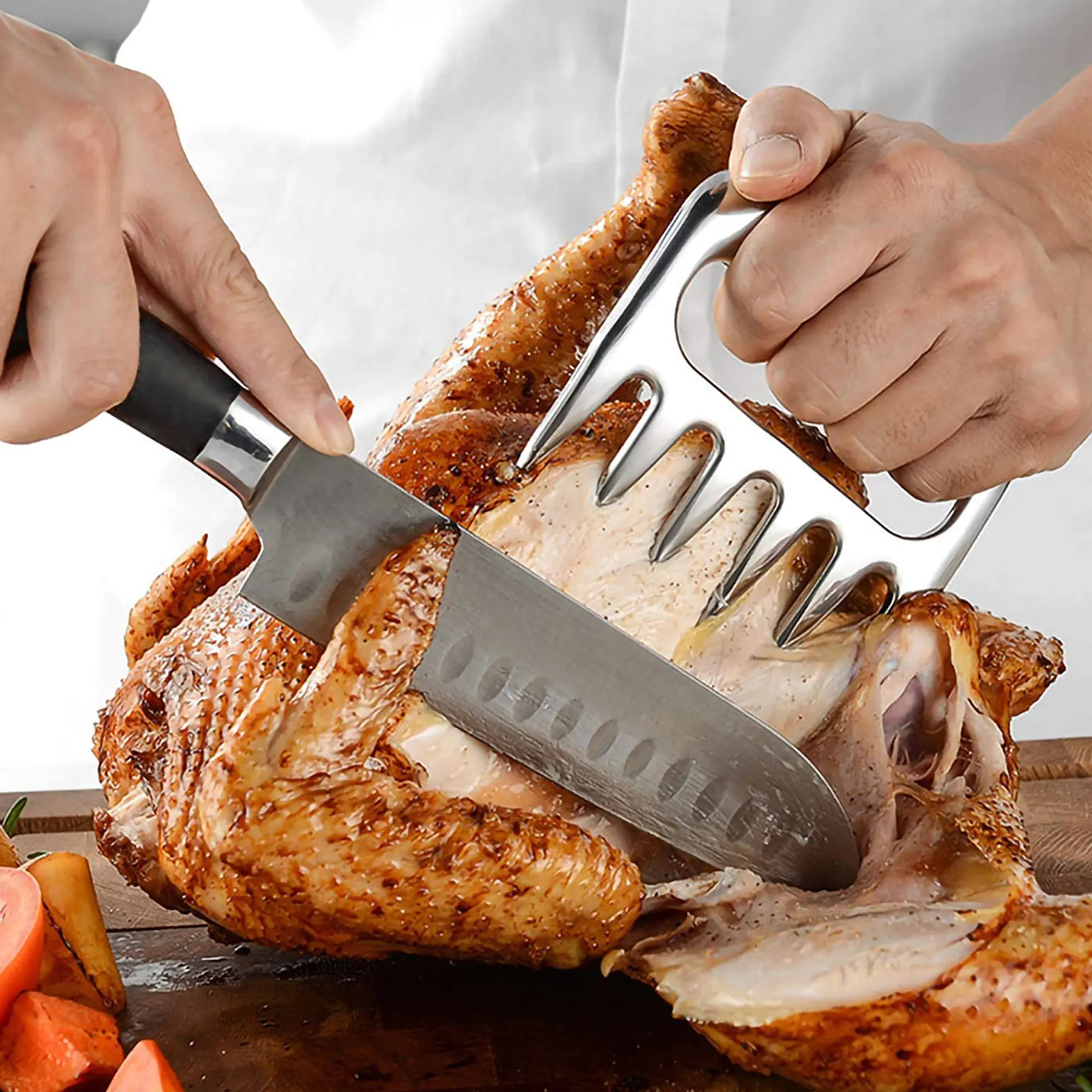 Low MOQ 18/0 Stainless Steel Bear Claw Meat Food Grade Meat Claws For Shredding