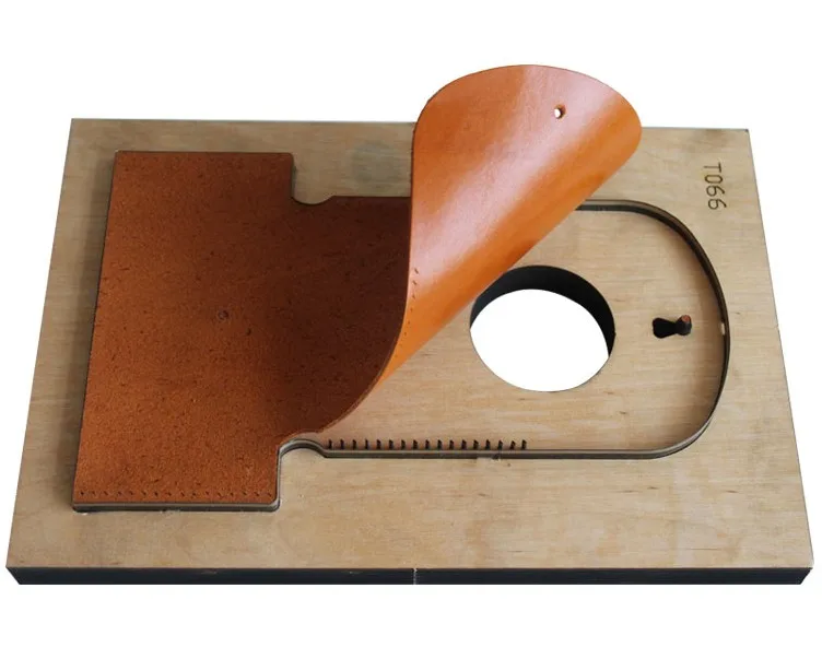 One-piece flip knife mold handmade Cutting dies promotional gifts card holders for leather PU Craft