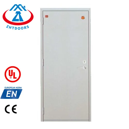 ZHTDOORS China Best Selling Product High Quality Single Leaf Multi Style 90 Minute Fire Safety Door