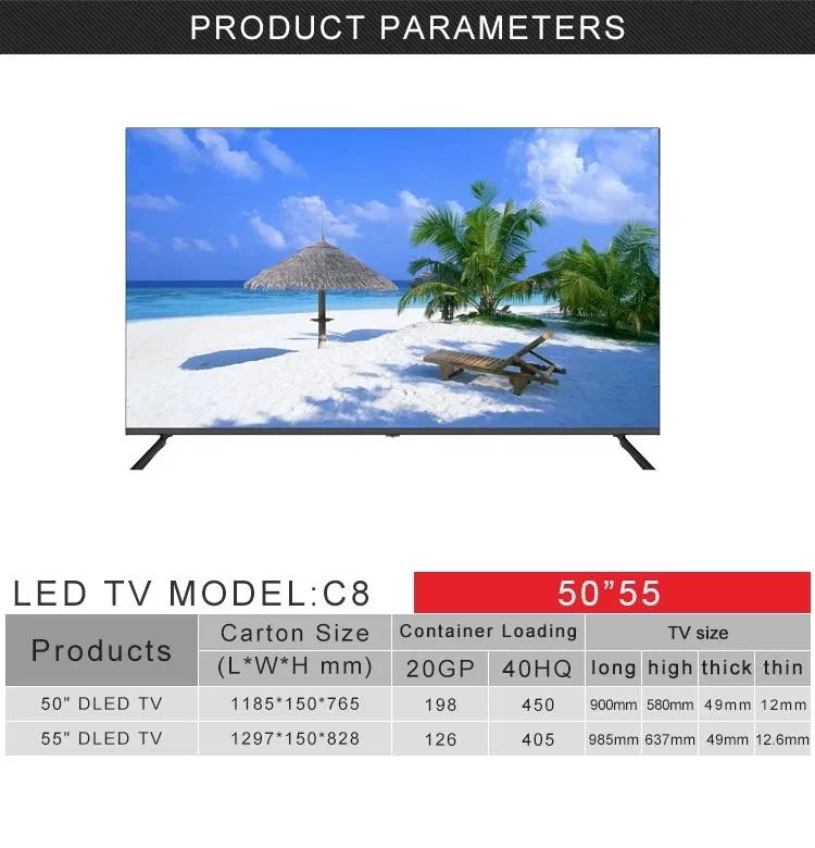 Китай ТВ цена полный экран телевизор 50 55 дюймов samrt 4 к oled телекозырек smart tv