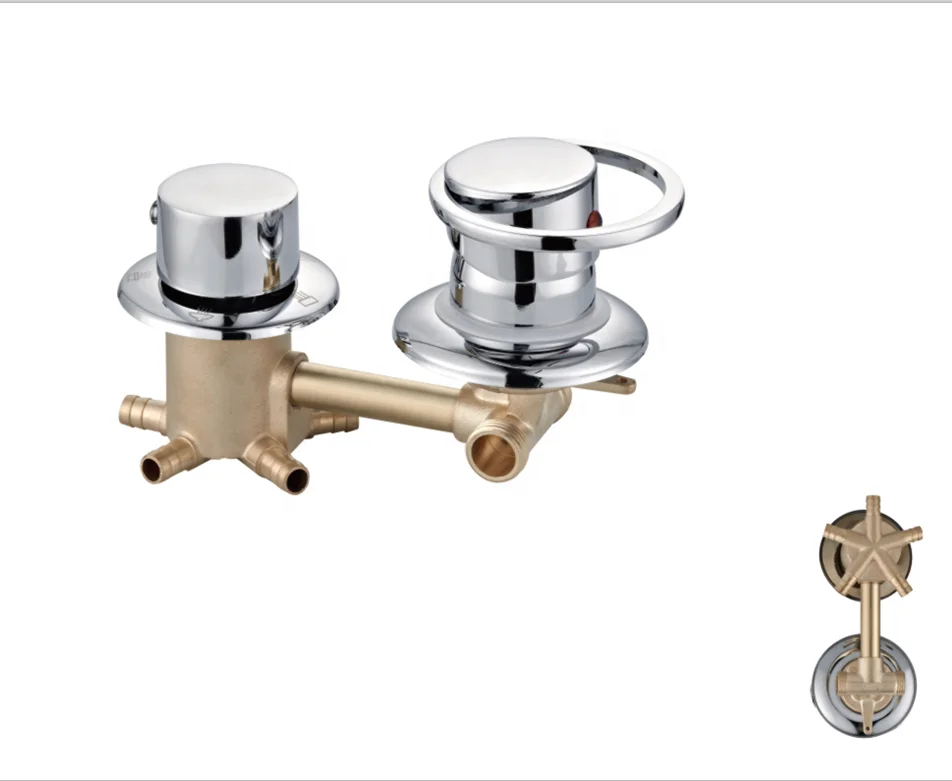 High quality bath shower faucets wall mixer taps  sanitary water tap price