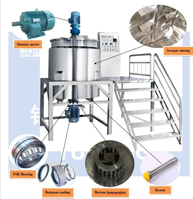 Hot Product Dish Washing Liquid Soap Making Machine Aloe Vera Gel Making Machine Detergent Making Machine