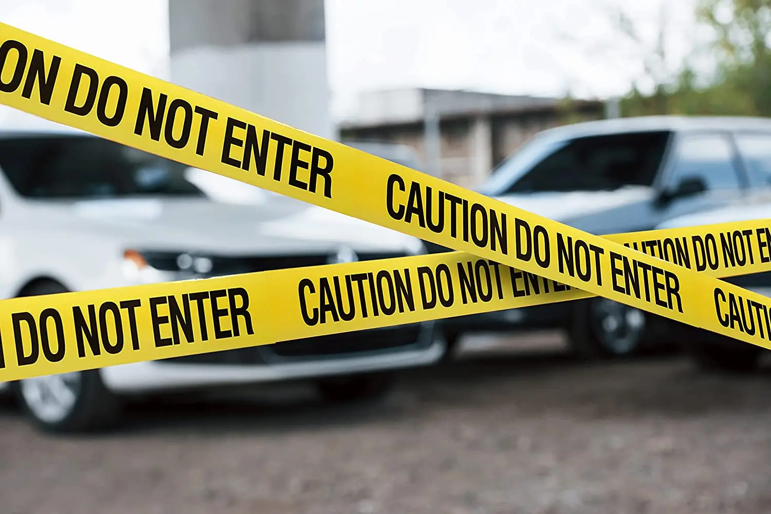 High Visibility Yellow Barrier Tape Ideal For Crime Scene Investigations