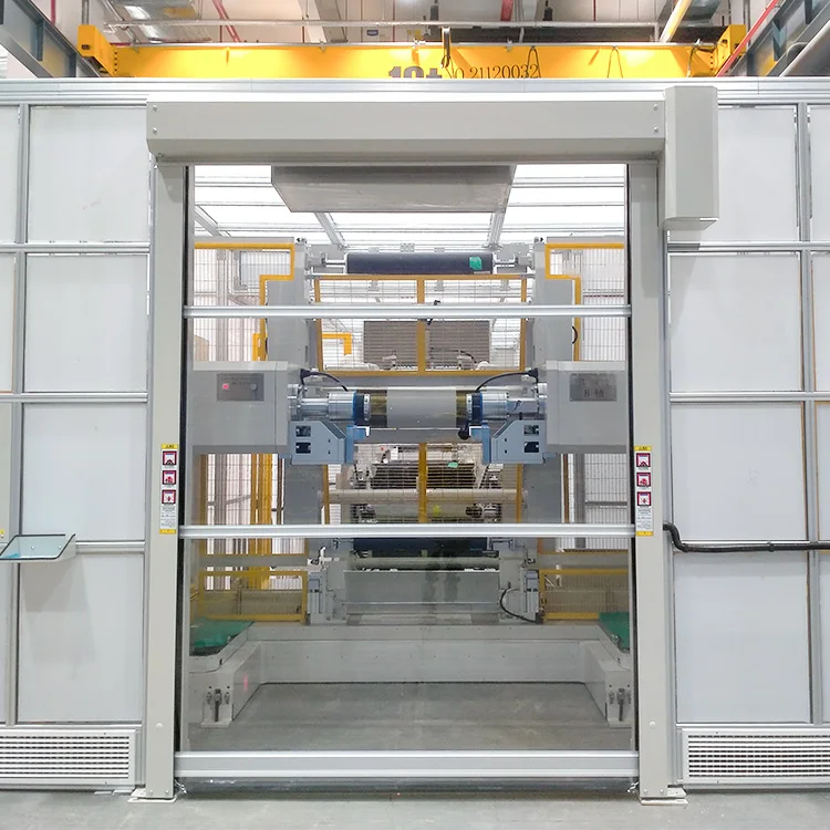 High Speed PVC Rapid Roll Up Door Fast Rolling Gate Manufacture Warehouse Clean Room