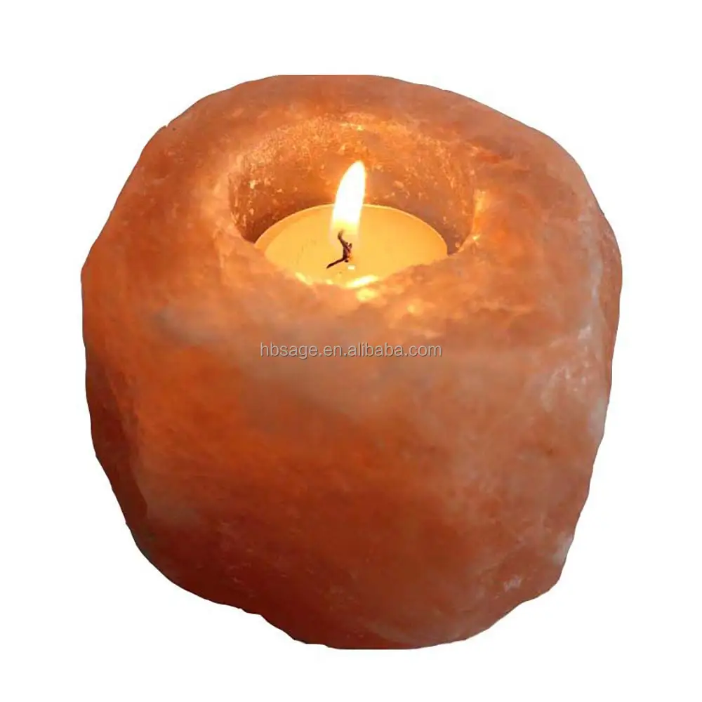 
Himalayan Salt Tealight Crystal Salt Candle Holder for Parties 