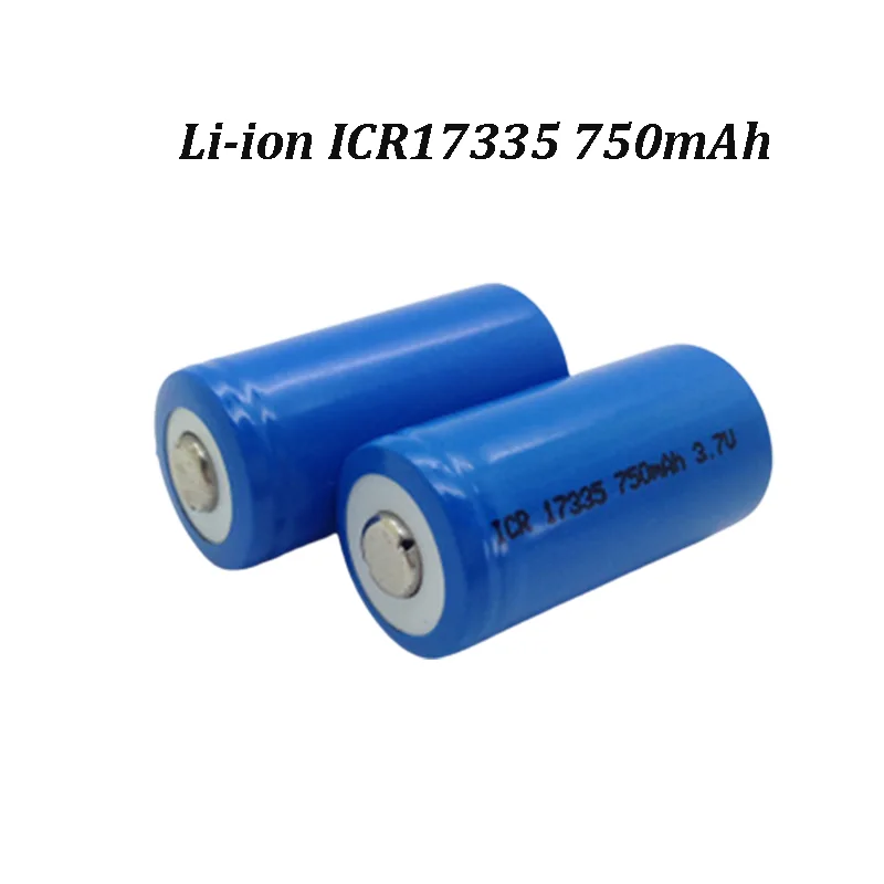Rechargeable 3.7v ICR17335 750mah Li-ion battery pack for led emergency bulb light li-ion battery with high quality factory OEM
