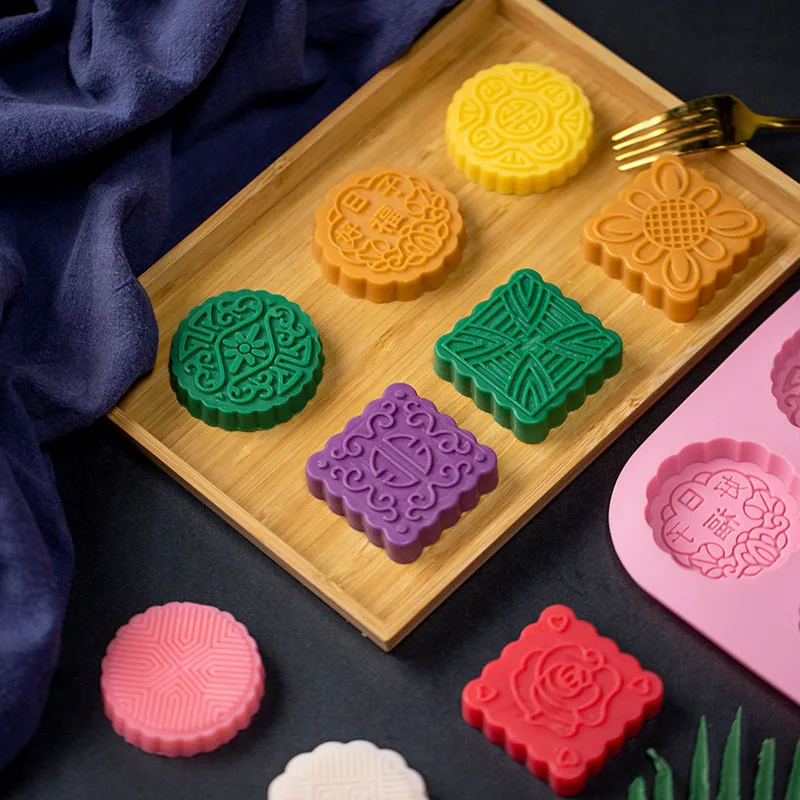 Fusimai куплю льда домашняя форма «сделай сам» 6 ячеек круглые квадратные силиконовые формы для торта в виде Луны