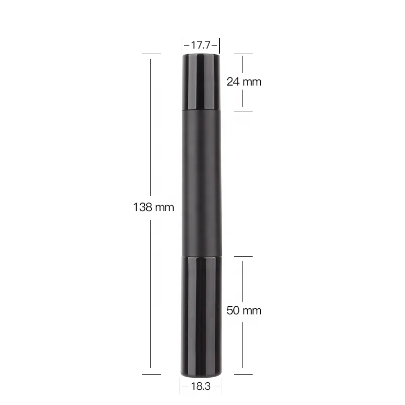 Private label double sided black mascara tube