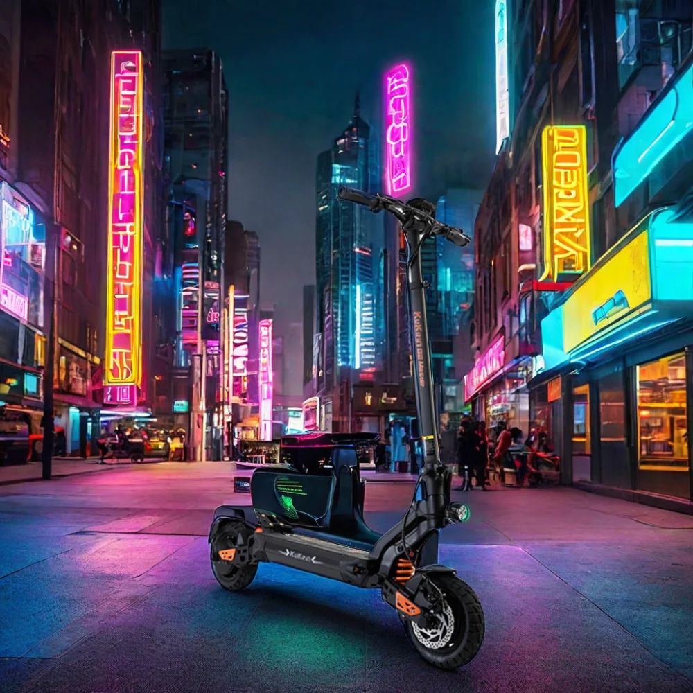 2023 New Design Unisex Electric Scooter 1000W *2 52V 20.8Ah Citycoco EU Warehouse KuKirin G2 Master Smart Bluetooth Type Sale
