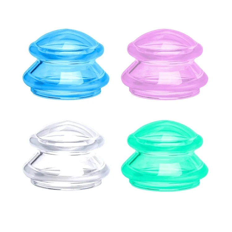 Newest Medical grade SIlicone Cupping set Therapy Vacuum Cupping Silicone Suction Cups