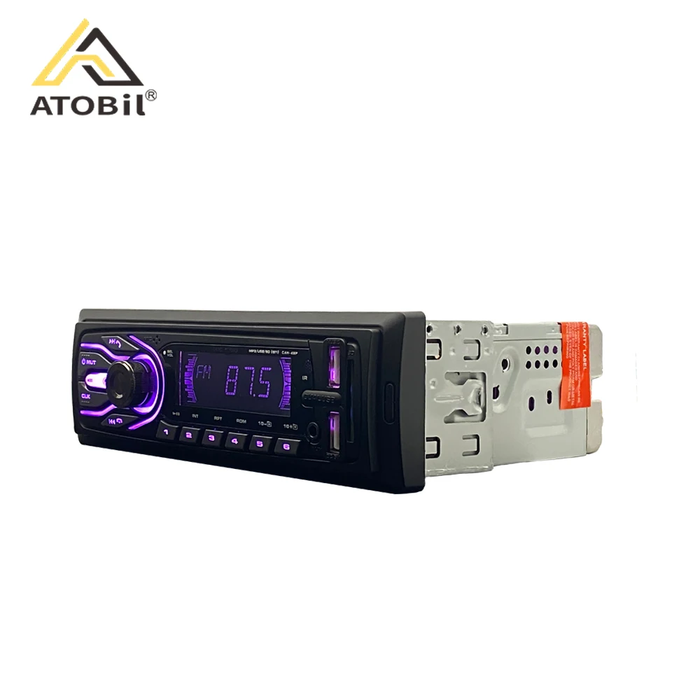 Автомагнитола 1din Автомобильный MP3-плеер с поддержкой BT 2USB AUX SD-карты управление через приложение автомобильное радио стерео